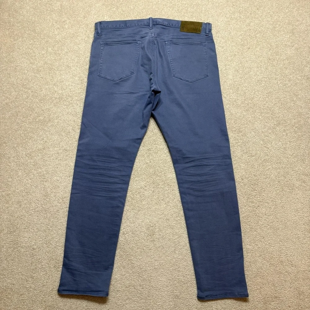 Todd Snyder Pants Mens 36x32 Blue Stretch Slim Straight 5 Pocket Chino Casual